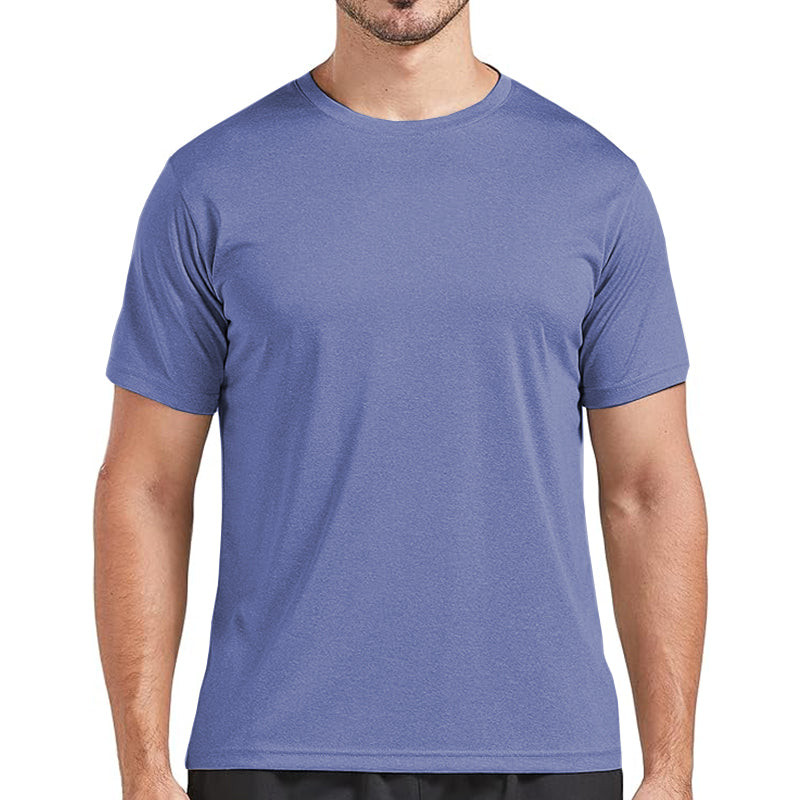 Men T-Shirts Regular-Fit Short-Sleeve Crewneck