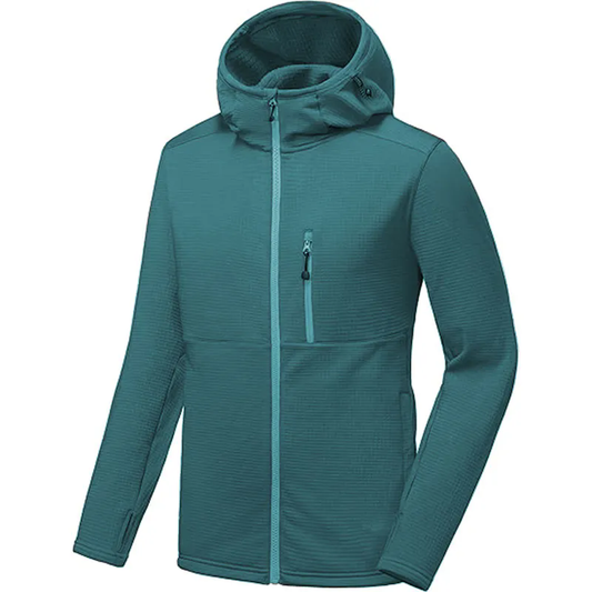 Men Winter Lightweight Warm Fleece Running Jacket
