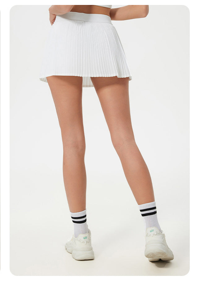 Womens High Waist Casual Beach Short Skirt Built-in Short