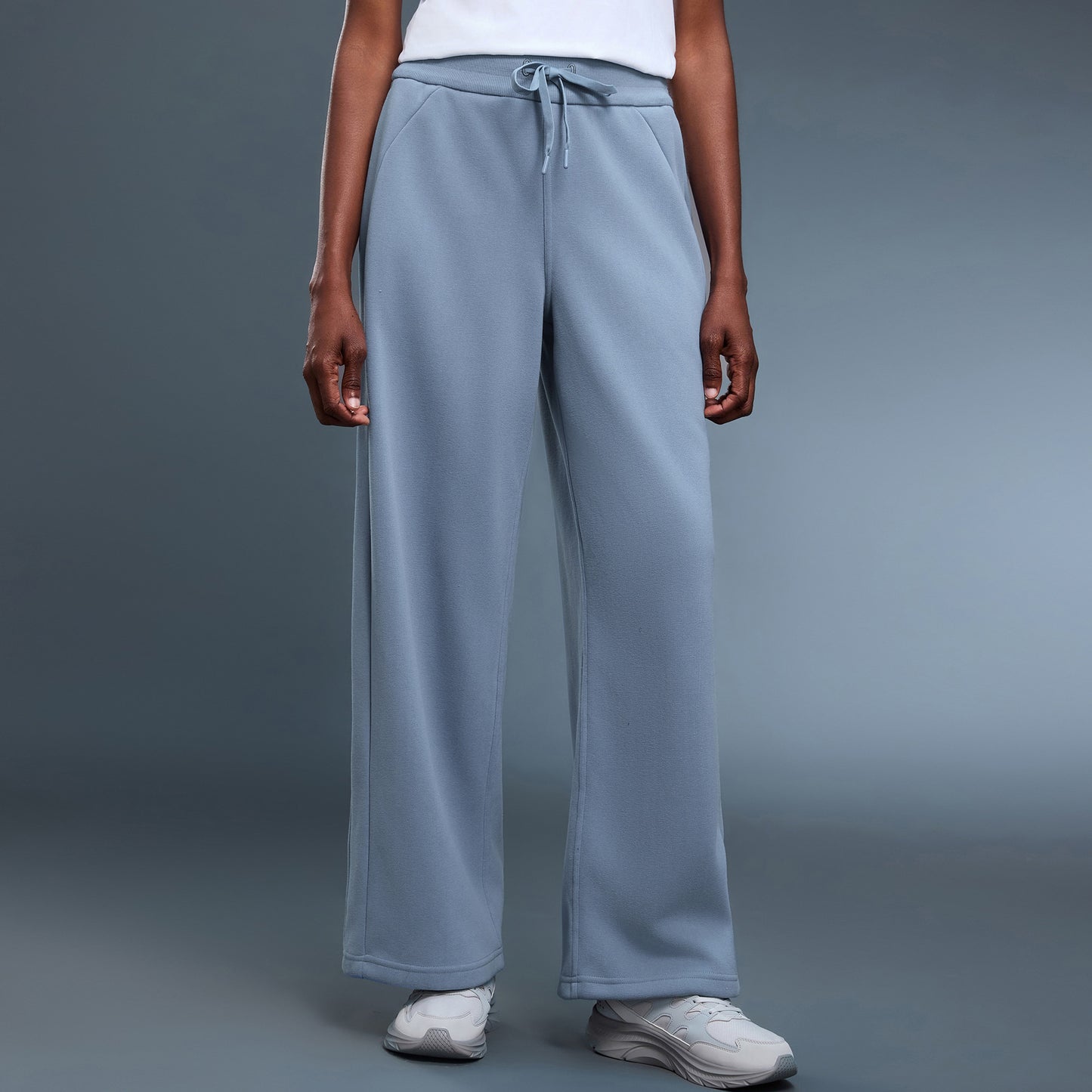 Women Wide Leg Work Business Casual Trousers with Pockets