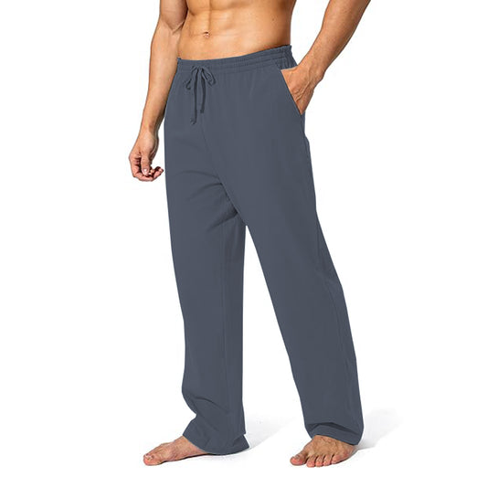 Men's Cotton Yoga Sweatpants Athletic Lounge Pants