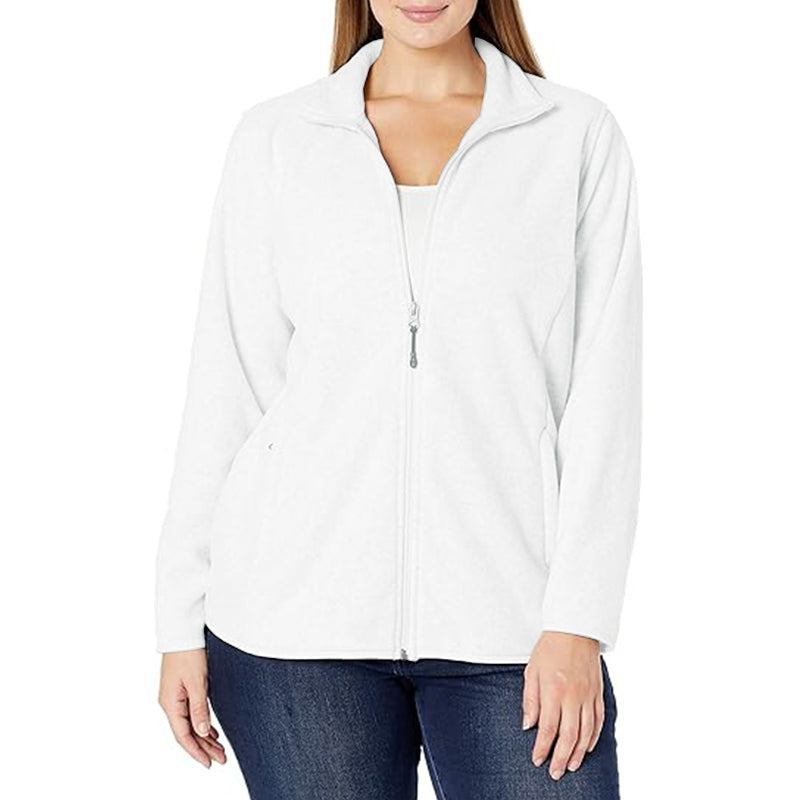 2025 Women's Classic-Fit Full-Zip Polar Soft Fleece Jacket