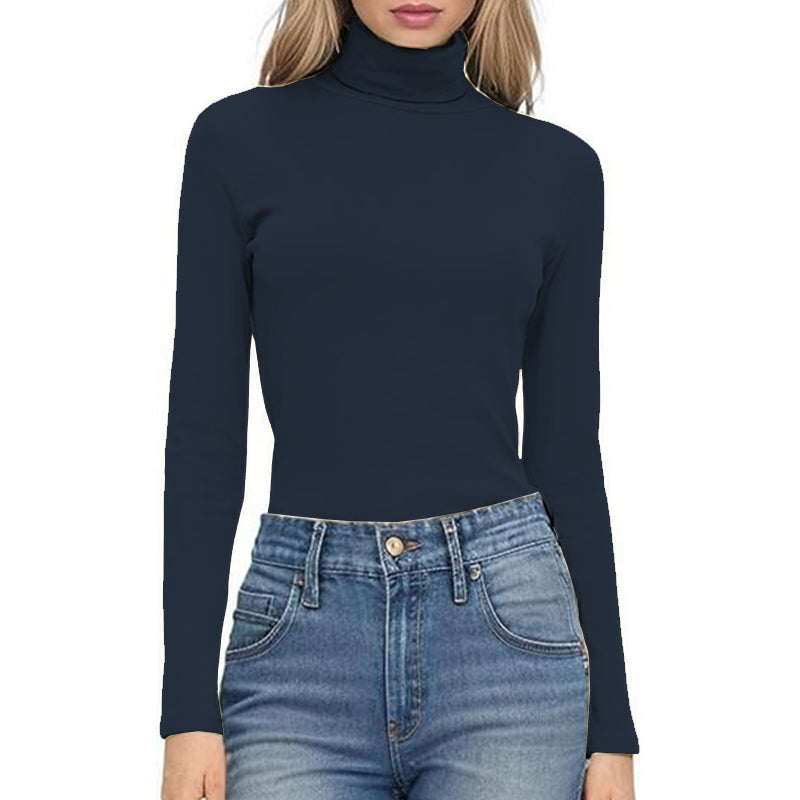 Long Shirt Stretchy Women Square Long Sleeve Shirts Lady Breathable Fabric Top
