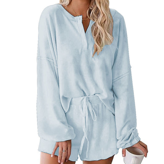 2025 Women Summer 2 Piece Outfits Top with Pocket Short Sets