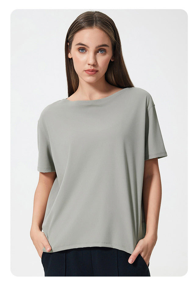 Women's Oversized T Shirts Short Sleeve Crewneck Tops Casual