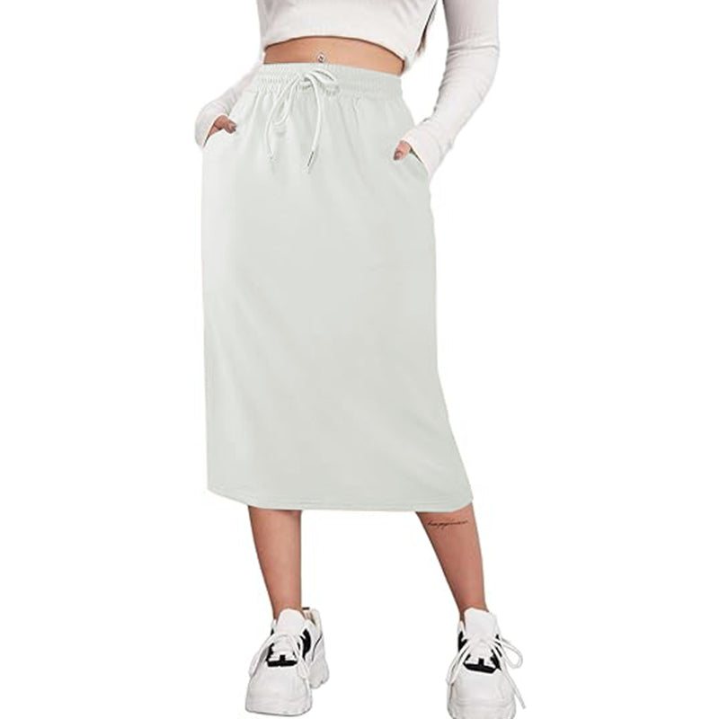 High Waist Wrap Skirt Flowy Skirts for Women