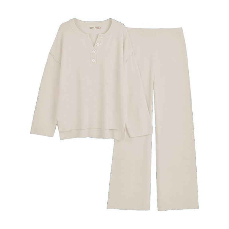 Women 2 PC Lounge Sets Oversized Slouchy Matching Cozy Knit Sets