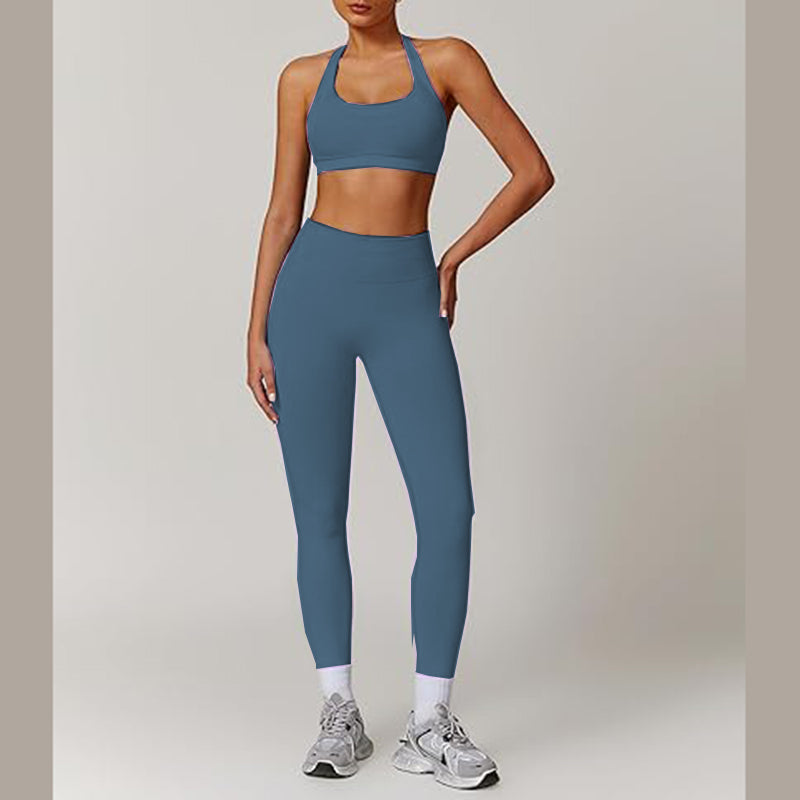 2 Piece Workout Sets for Women Sports Bras and Leggings Outfits