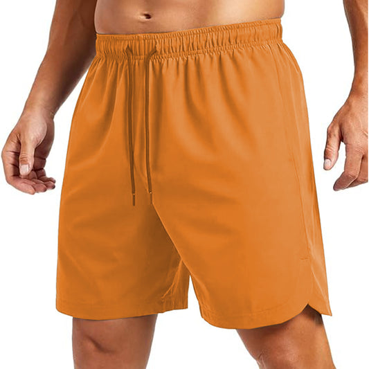 Mens Athletic Shorts Summer Gym Drawstring Shorts with Pockets