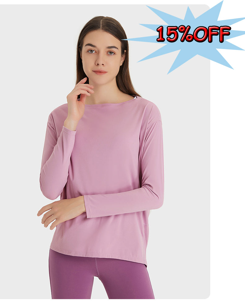 Womens Long Sleeve Casual Tops Loose Fall Trendy Outfits Winter Clothes