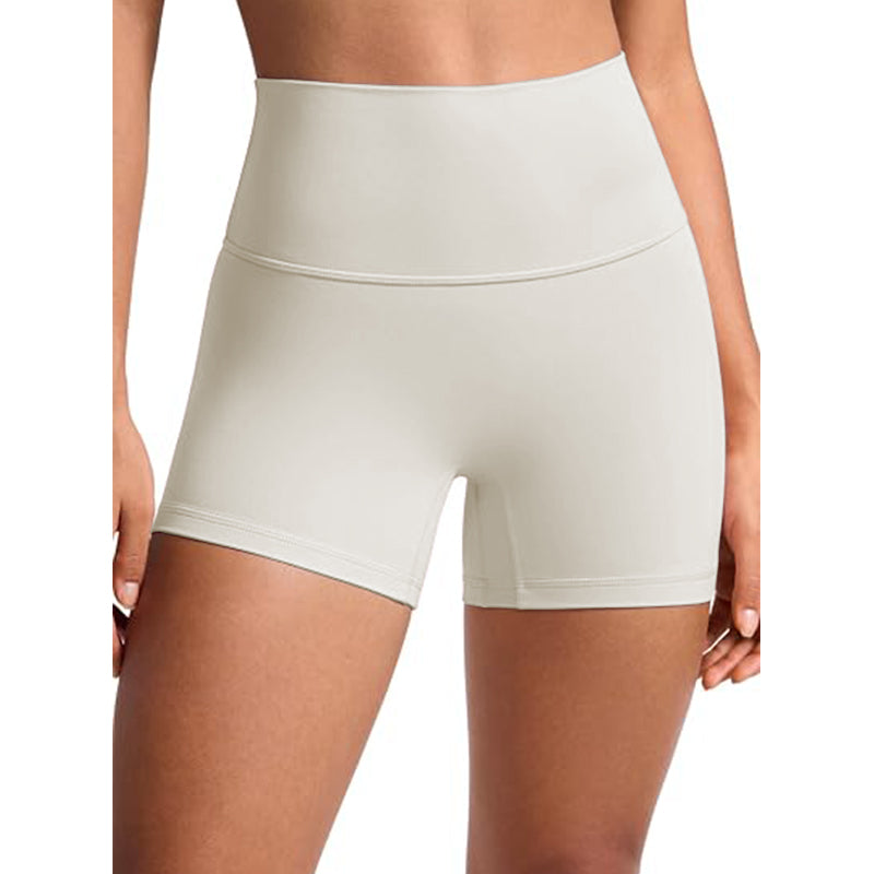 Women's cycling high waisted and abdominal exercise yoga shorts