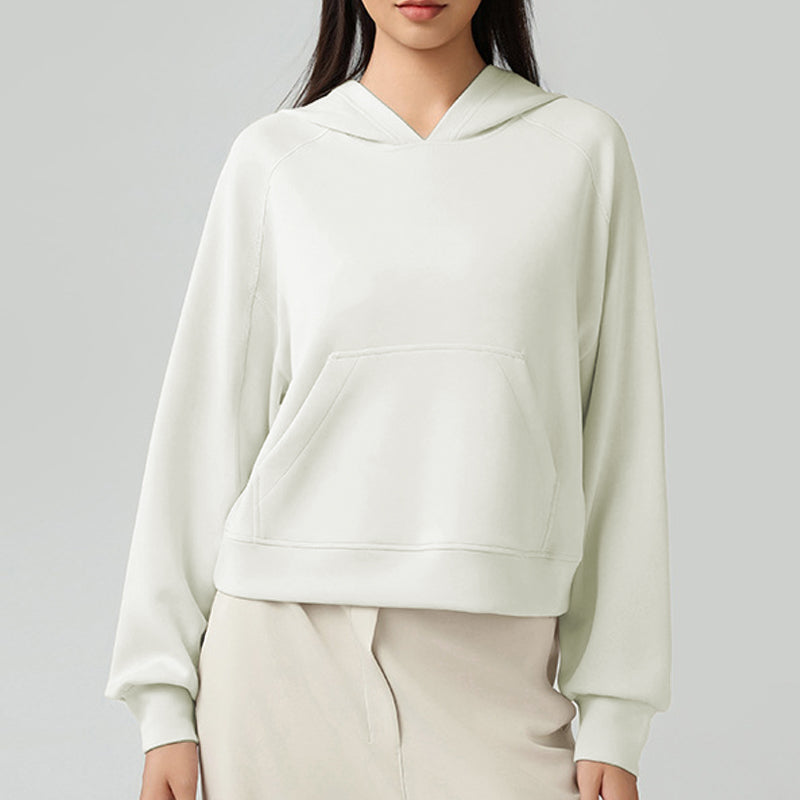 Women Fall Winter Long Sleeve Top Ribbed Hem Knitwear Pullover Sweater