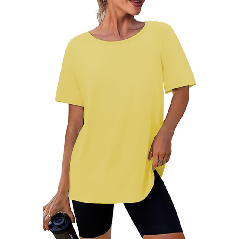 Womens T Shirts Trendy Workout Tee Casual Summer Tops