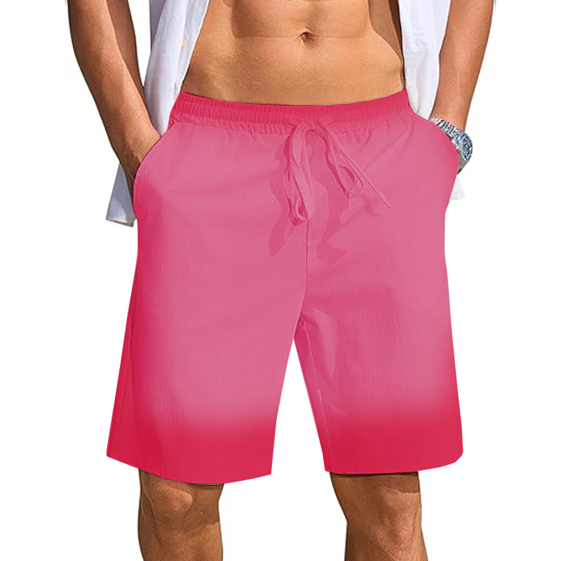 Men Cotton Shorts with Pockets Jersey Gym Shorts