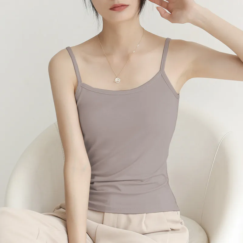2 Colors Women  Loose Fit Plain Fitness Breathable Gym Athletic Tank Tops