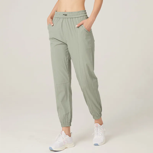 Women Fitness Loose High Waist Legging Stretchy Pants