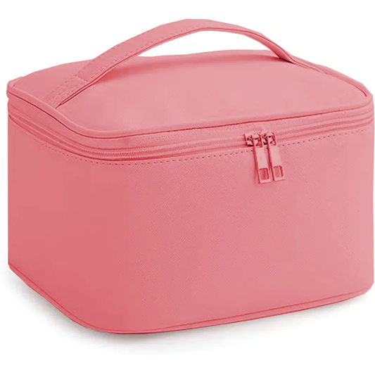 Women Makeup Organizer Bag Wide-open Pouch Purse Travel Toiletries