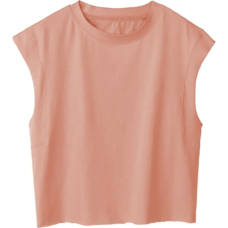 Womens Vests Crop Tank Tops Linen Button Casual Blazer Suit Waistcoat