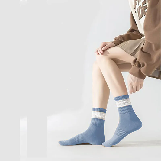 Dress Socks Luxury Breathable Cotton Blend Crew (3 Pack)