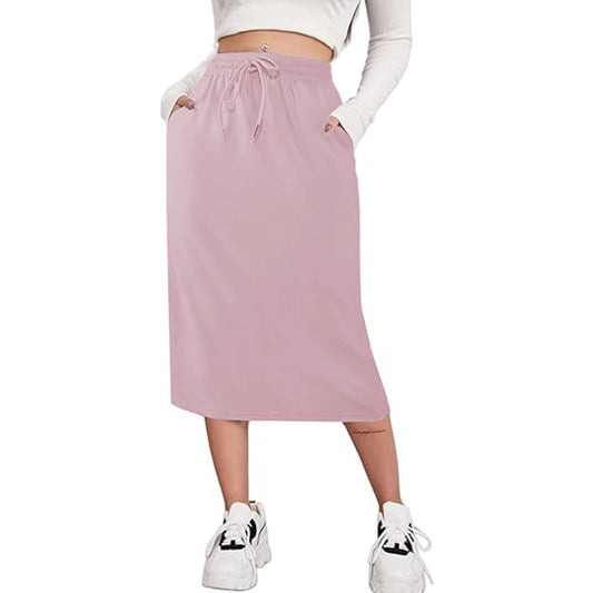 High Waist Wrap Skirt Flowy Skirts for Women