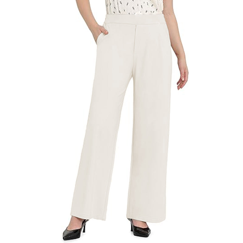 Women Casual Pant Straight Leg Stretch Pant