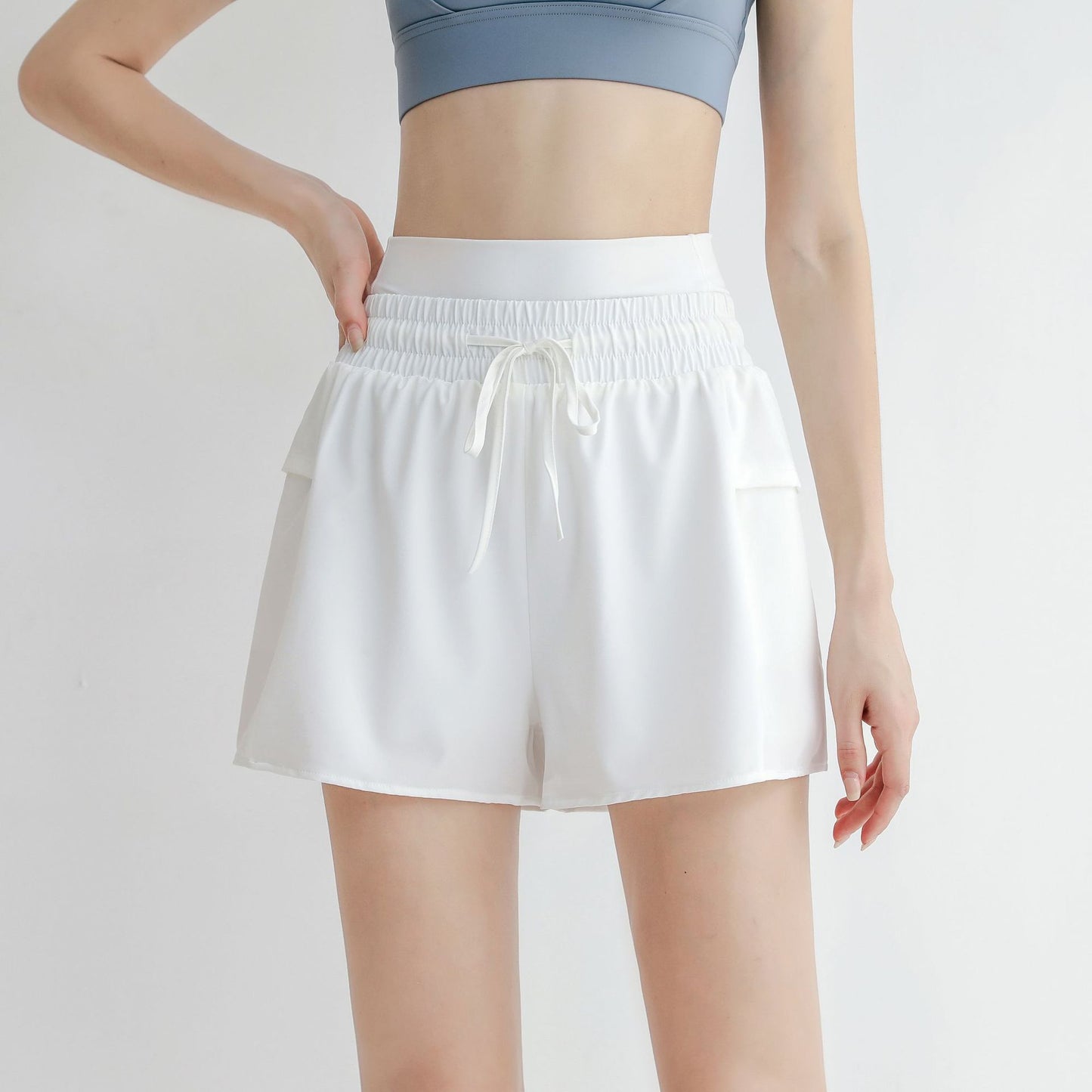 Shorts for Women Yoga Workout Running High Waisted with Casual Summer