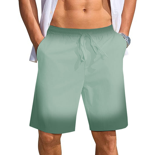 Men Cotton Shorts with Pockets Jersey Gym Shorts