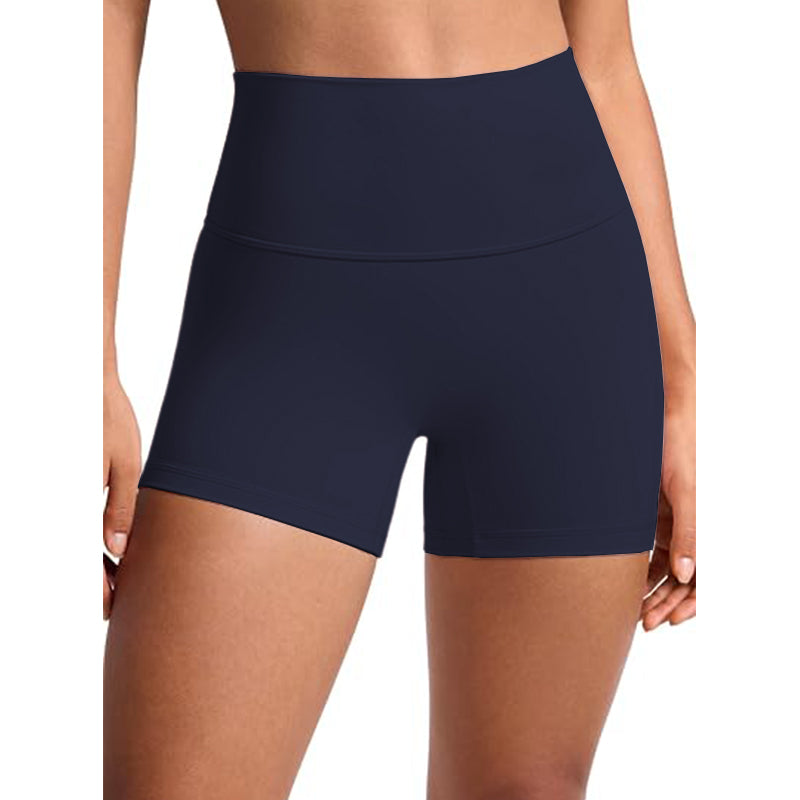 Women's cycling high waisted and abdominal exercise yoga shorts