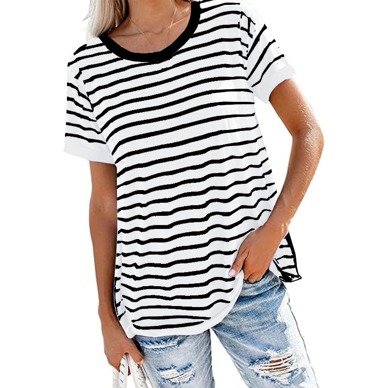 2025 New Women Summer T Shirts Business Casual Dressy