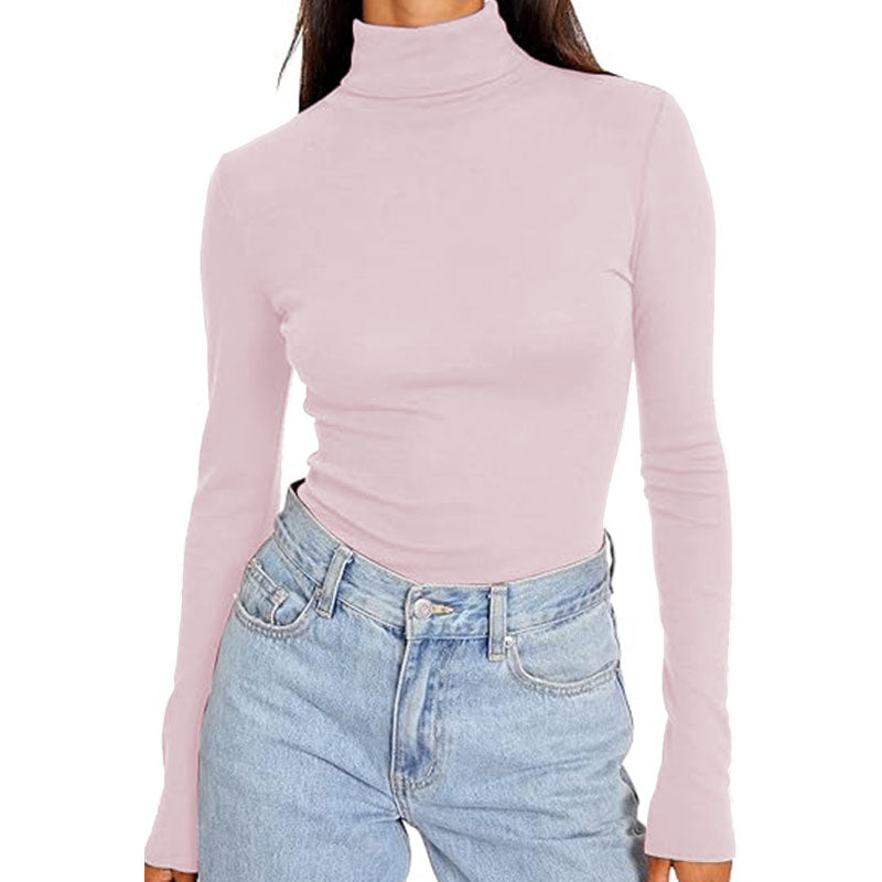 Women Long Sleeve Shirts Basic Crop Tops Going Out Fall Fashion