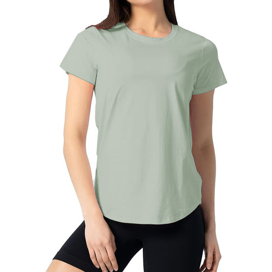 Women Scoop Neck Short Sleeve T-Shirts