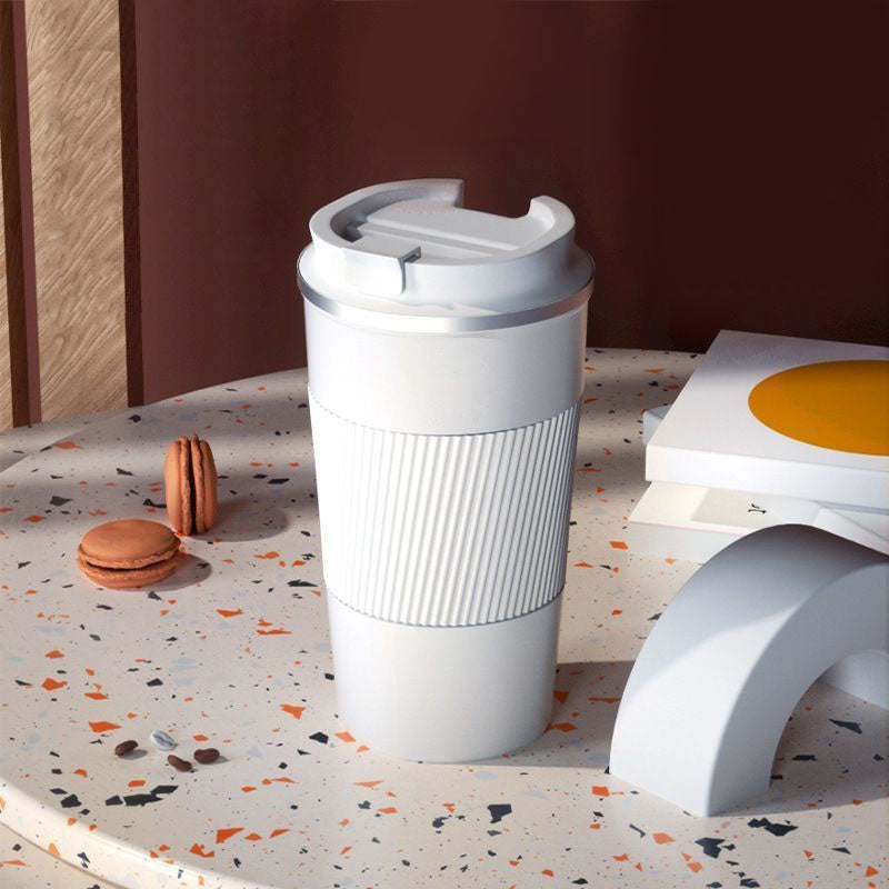 Insulation Stainless Steel Tumbler with Spill Resistant Flexible Straw