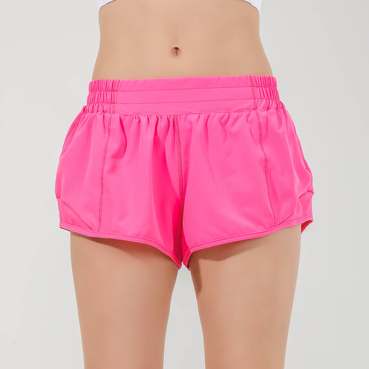 Womens Ultra Soft High Waisted Harem Shorts with Pockets