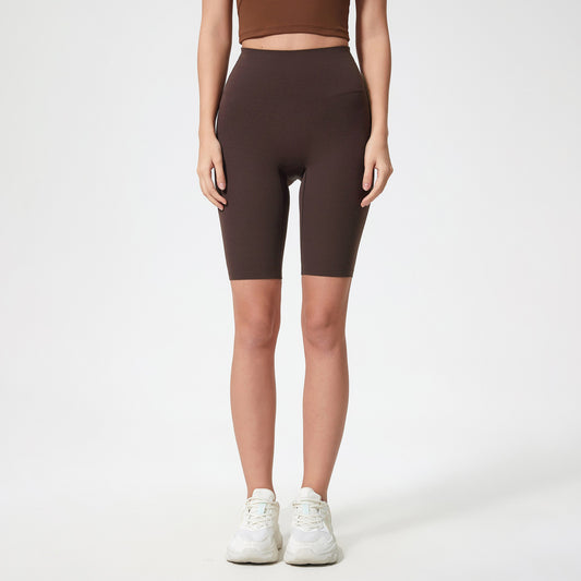 Womens High Waisted Tummy Control Spandex Shorts for Yoga Running Gym
