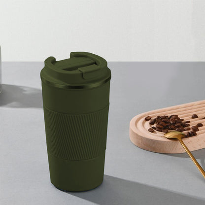 Insulation Stainless Steel Tumbler with Spill Resistant Flexible Straw