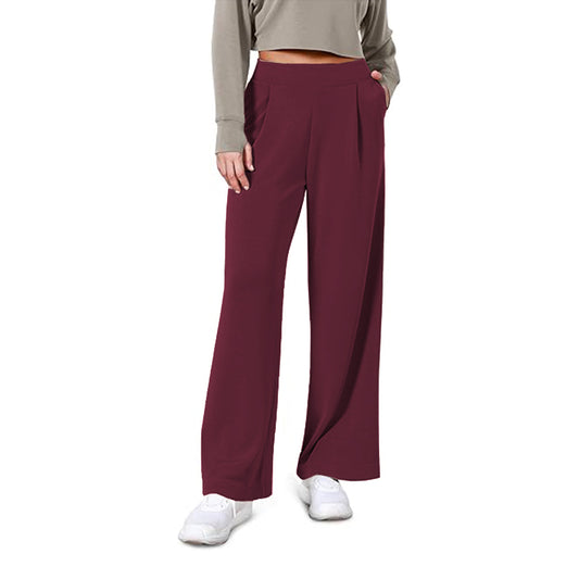 Women Warm Sherpa Lined Athletic Sweatpants Jogger Fleece Pant