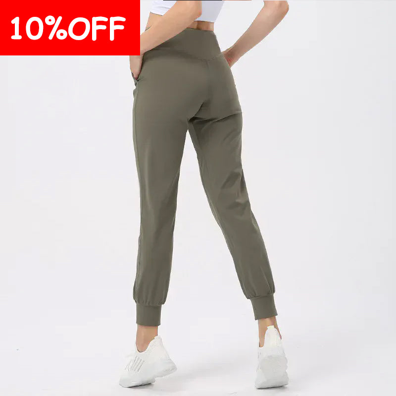 Women Jogger Yoga Pants Casual Ankle Length Work Office Trouser Slacks