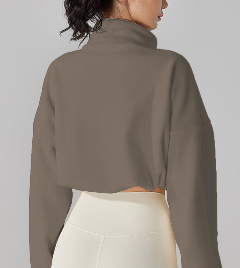 Women Sports Jacket Hood Outdoor Sports Long Sleeve Sweater
