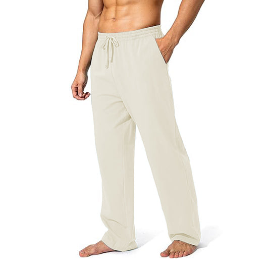 2025 Men's Cotton Yoga Sweatpants Athletic Lounge Pants