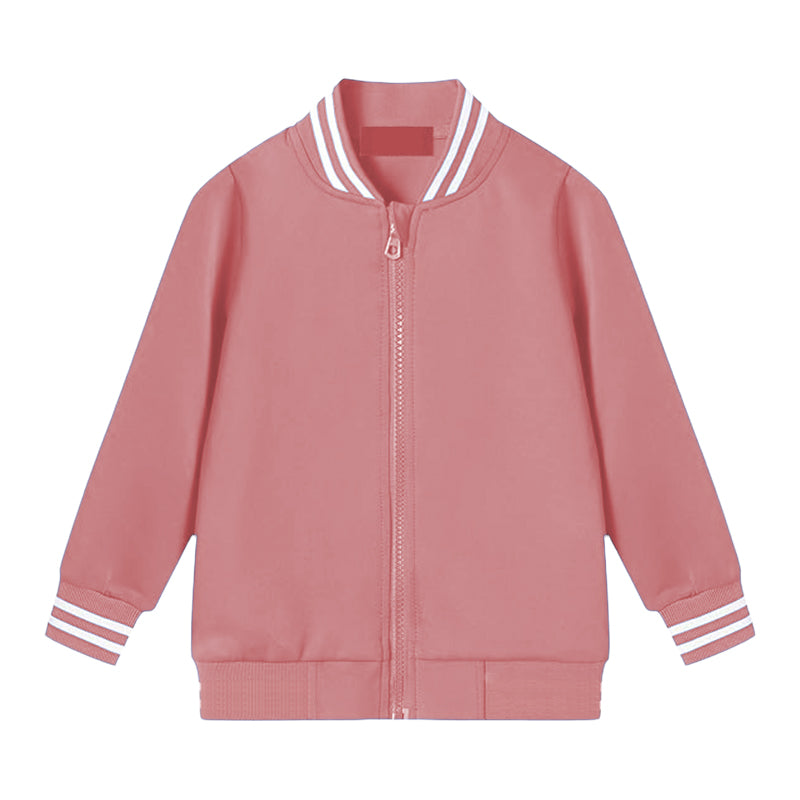 Women Baseball Jacket Zip Up Bomber Jacket