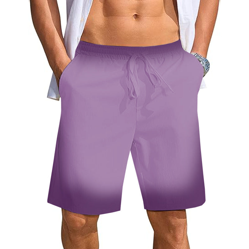 Men Cotton Shorts with Pockets Jersey Gym Shorts