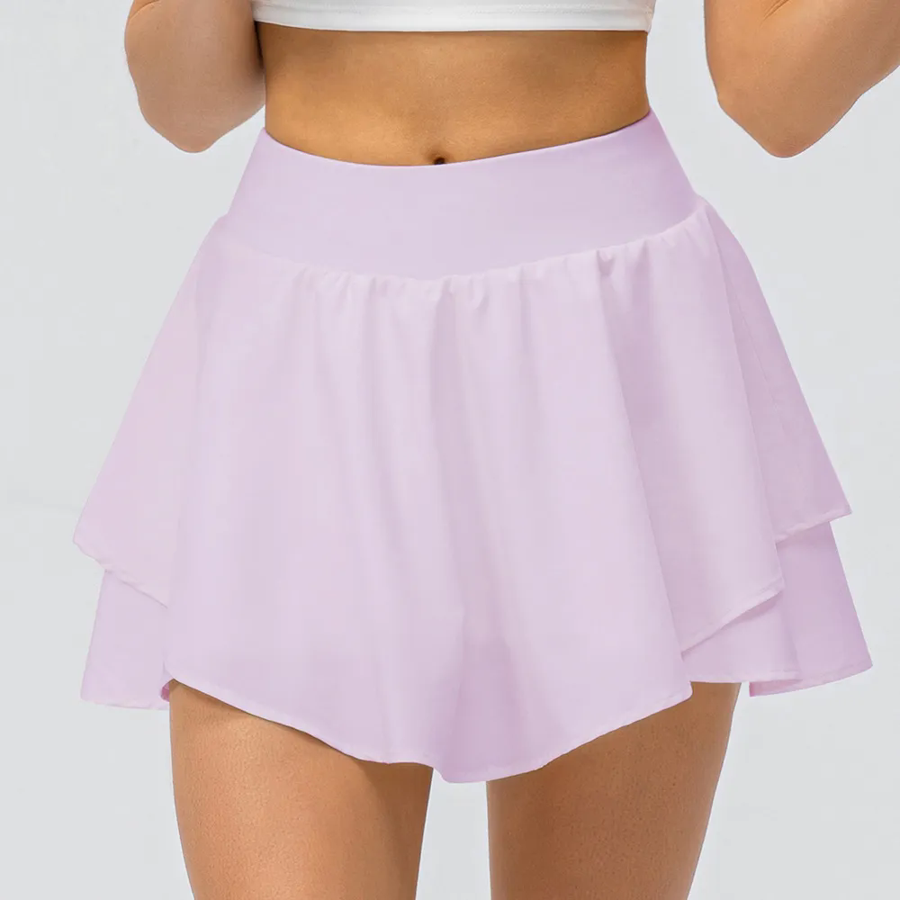 Women's Pleated Skater Skirt Basic Casual High Waisted Skirts