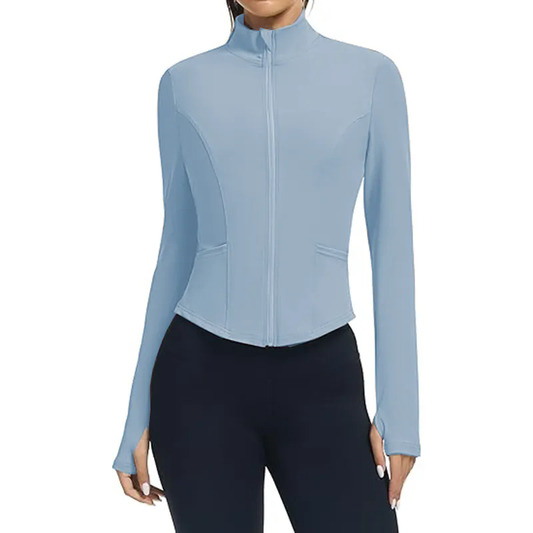 Women Womens Zip Up Gym Jacket
