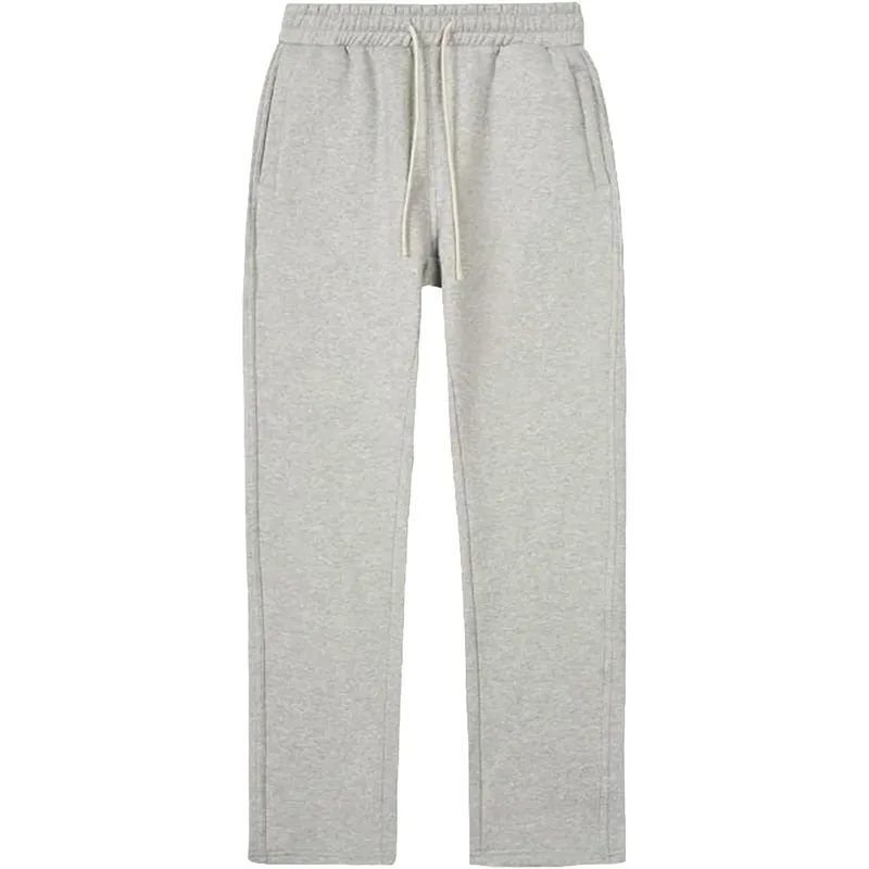 Mens Straight Leg Sweatpants Stretch Waist Sweat Pant Casual Joggers