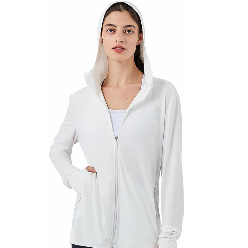 Women Lightweight Athletic Jacket Full Zip Long Sleeve Shirts