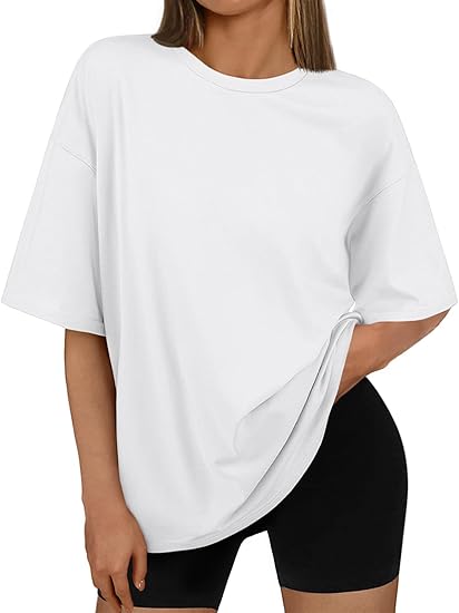 Women Oversized Summer T Shirts Business Casual Dressy