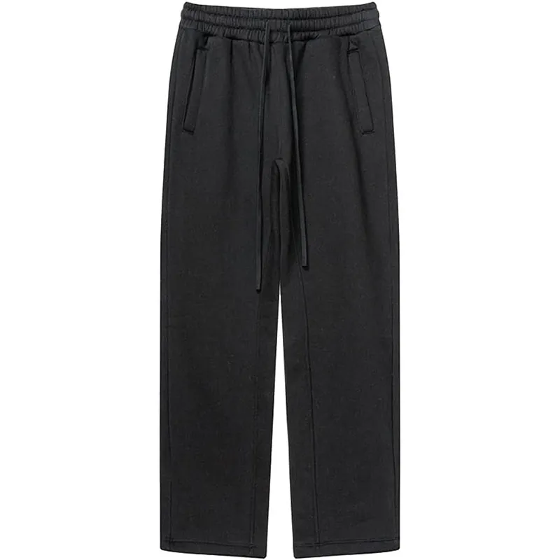 2 Color Mens Corduroy Joggers Pants Casual with Pockets