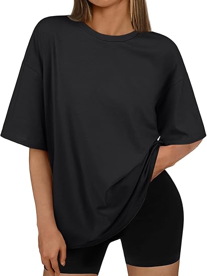 Women Oversized Summer T Shirts Business Casual Dressy