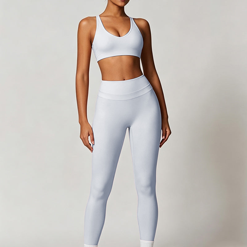 Women's sports bra and yoga pants set Pilates 2-piece set