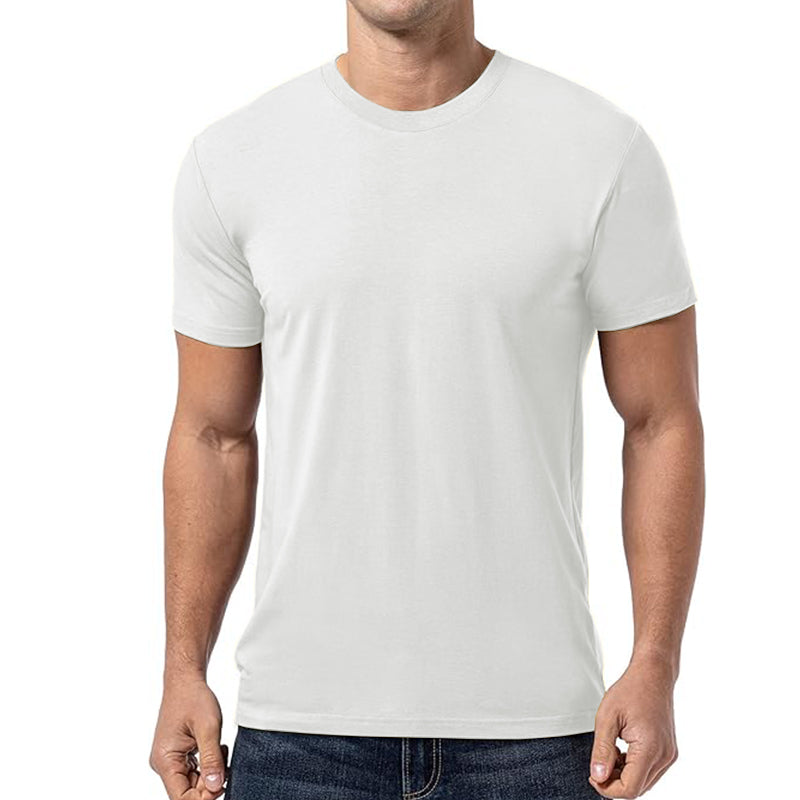 Men's Cotton Linen Short Sleeve Shirts Casual